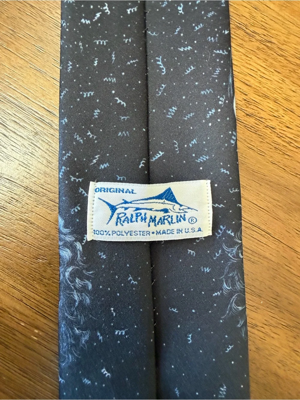 Vintage Ralph Marlin Three Stooges Tie Larry Moe Curly Novelty USA Made
